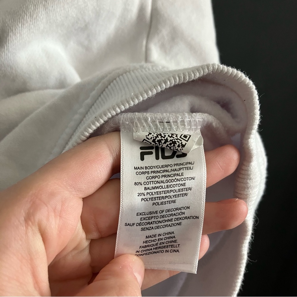 FILA White Crew Sweatshirt - Picture 4 of 6